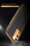 Vaku ® Oppo A55 Luxemberg Leather Stitched Gold Electroplated Soft TPU Back Cover