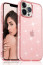 Vaku Luxos ® 2In1 Combo Apple iPhone 13 Pro Star Struck Series Transparent Protective Hard Back Cover with 3D Tempered Glass