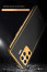 Vaku ® Oppo F19 Pro Luxemberg Series Leather Stitched Gold Electroplated Soft TPU Back Cover