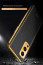 Vaku ® OnePlus Nord 2 Luxemberg Series Leather Stitched Gold Electroplated Soft TPU Back Cover