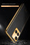 Vaku ® Vivo Y33T Luxemberg Series Leather Stitched Gold Electroplated Soft TPU Back Cover