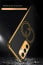 Vaku ® Samsung Galaxy A24 4G Skylar Leather Pattern Gold Electroplated Soft TPU Back Cover