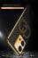 Vaku ® Vivo Y35 4G Skylar Leather Pattern Gold Electroplated Soft TPU Back Cover