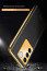 Vaku ® Vivo V27 5G Luxemberg Leather Pattern Gold Electroplated Soft TPU Back Cover
