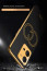 Vaku ® Vivo V25 5G Skylar Leather Pattern Gold Electroplated Soft TPU Back Cover