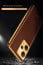 Vaku ® Xiaomi Redmi Note 12 5G Luxemberg Series Leather Stitched Gold Electroplated Soft TPU Back Cover