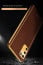Vaku ® Samsung Galaxy M02s Luxemberg Leather Stitched Gold Electroplated Soft TPU Back Cover