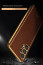 Vaku ® Samsung Galaxy A13 Luxemberg Leather Stitched Gold Electroplated Soft TPU Back Cover