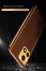 Vaku ® Vivo Y72 5G Luxemberg Series Leather Stitched Gold Electroplated Soft TPU Back Cover