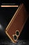 Vaku ® Vivo V29e 5G Luxemberg Leather Pattern Gold Electroplated Soft TPU Back Cover