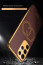 Vaku ® Samsung Galaxy S23 Ultra Skylar Leather Pattern Gold Electroplated Soft TPU Back Cover