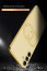 Vaku ® Samsung Galaxy S23 FE Skylar Leather Pattern Gold Electroplated Soft TPU Back Cover