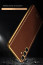 Vaku ® Samsung Galaxy S23 FE Luxemberg Leather Pattern Gold Electroplated Soft TPU Back Cover