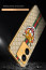 Vaku ® Vivo Y22 Lynx Designer Leather Pattern Gold Electroplated Soft TPU Back Cover Case
