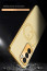 Vaku ® Oppo Reno12 5G Skylar Leather Pattern Gold Electroplated Soft TPU Back Cover