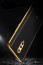 Vaku ® OnePlus 8 Luxemberg Series Leather Stitched Gold Electroplated Soft TPU Back Cover