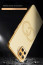 Vaku ® Oppo F17 Pro Skylar Leather Pattern Gold Electroplated Soft TPU Back Cover