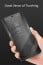 Vaku ® Oppo Realme X Mate Smart Awakening Mirror Folio Metal Electroplated PC Flip Cover
