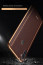 Vaku ® Samsung Galaxy M11 Vertical  Leather Stitched Gold Electroplated Soft TPU Back Cover