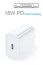 Luxos ® USB C 18W Type C PD 3.0 Power Delivery Charger, Fast Charging for iPad Pro, AirPods Pro, iPhone 12/12 Pro, iPhone 11 Pro Max/Xs Max, Galaxy Note 20 Ultra/ S20