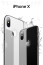 Vaku ® Apple iPhone X / XS Chromaina Wireless Edition Soft Chrome 4 Frames Plus Ultra-Thin Case Glass Cover