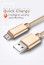 Vaku ® Nylon Braided USB Pack of 3, Micro USB Port Compatible Cable (3 Feet/0.9 Meter)