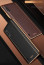 Vaku ® Samsung Galaxy M01 Vertical Leather Stitched Gold Electroplated Soft TPU Back Cover