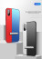 Vaku ® Apple iPhone X / XS Iron-Man Series Auto-Fit Magnetic Technology Strong & Light Metallic Aluminum Case with Inbuilt Kickstand + Tempered Glass Back Cover