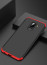 GKK ® Samsung Galaxy A6 Plus  3-in-1 360 Series PC Case Dual-Colour Finish Ultra-thin Slim Front Case + Back Cover