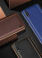 Vaku ® Samsung Galaxy M01 Vertical Leather Stitched Gold Electroplated Soft TPU Back Cover