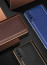 Vaku ® Vivo Y12S Vertical Leather Stitched Gold Electroplated Soft TPU Back Cover