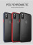 Vaku ® Apple iPhone X / XS Translucent Armor Case + Extra Color buttons Back Cover