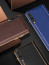 Vaku ® Xiaomi Mi A3 Vertical Leather Stitched Gold Electroplated Soft TPU Back Cover