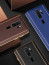 Vaku ® Oppo A5 2020 Vertical Leather Stitched Gold Electroplated Soft TPU Back Cover