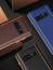 VAKU ® Samsung Galaxy Note 8 Vertical Leather Stitched Gold Electroplated Soft TPU Back Cover