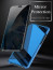 Vaku ® Oppo A8 Mate Smart Awakening Mirror Folio Metal Electroplated PC Flip Cover