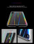 Vaku ® Apple iPhone XS rainbow Shine Heat-Dissipating Glass Shock-Proof Back Cover