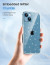 Vaku Luxos ® Apple iPhone 13 Series Star Struck Series Transparent Protective Hard Back Cover [ Only Back Cover ]