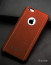 Vaku ® Apple iPhone 6 / 6S King Series 4-Layer Stitched Textured Leather Shell with Logo Display Back Cover