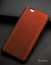 VAKU ® Apple iPhone 6 / 6S king Series 4 layer Stitch Leather Shell with Metallic Logo Display Back Cover