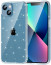 Vaku Luxos ® Apple iPhone 13 Series Star Struck Series Transparent Protective Hard Back Cover [ Only Back Cover ]