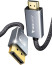 Vaku Luxos ® HOLOLINK DisplayPort to HDMI Cable 2M | Stunning 4K@60Hz | Tough Nylon Braided