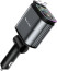 DR VAKU® 4 in 1 Car Charger 66W Dual USB Port with 31.5-Inch Retractable Cables Car Mobile Laptop Adapter for iPhone 16/15/14/13 etc, Samsung All Series, Tablets, & Android Smartphones