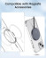 Vaku Luxos ® Apple iPhone 14 Glassy Magsafe Series Clear TPU Shockproof Scratch Resistant Slim Protective Cover [ Only Back Cover ]