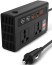 DR VAKU® VoltDrive Pro 7in1 200 Watt Car Laptop Charger Fast Charging/Car Power Inverter Portable,12V DC to 220V AC Socket Converter (2X 3Pin Plug, 3X USB, 1x 30W PD) for Laptop, Mobile & Others