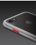 Vaku ® Apple iPhone 8 Translucent Armor Case with 3 sets of Colored Buttons PC Case