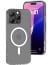 Vaku Luxos ® Apple iPhone 16 Pro Max Glassy MagPro Clear TPU Shockproof Scratch Resistant, Certified Mag-Safe Military-Grade Protection Back Cover