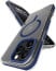 Vaku Luxos ® Vortex Magpro Gel Cushion Slim Fit Shockproof Crystal Clear Camera Metal Ring Back Cover For iPhone