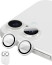 Vaku ® 3in1 Value Combo Pack Glassy Magpro Clear Silicone Back Cover Case + 3D Tempered Glass + Camera Lens Protector Screen Guard for iPhone 16 / 16 Plus / 16 Pro / 16 Pro Max