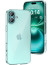 Vaku Luxos ® Apple iPhone 16 Glassy Series Clear TPU Shockproof Scratch Resistant, Slim, Thin, Military-Grade Protection Back Cover